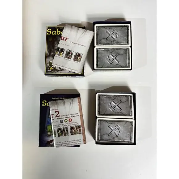 Lot Of Two Games - Saboteur And Saboteur 2 Complete Card Game Sets VG Condition - Picture 12 of 16